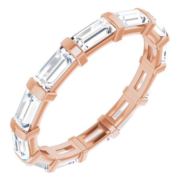 1.82 ct. Straight Baguette Diamond Eternity Band-VIRABYANI